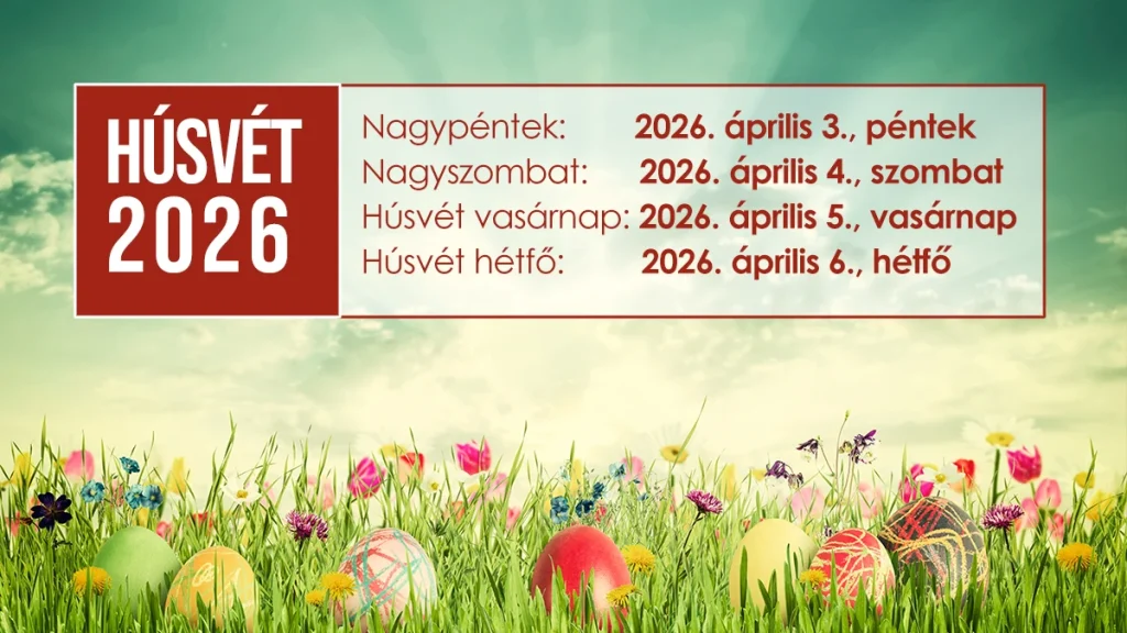 Húsvét 2026 - Mikor van húsvét 2026-ban?