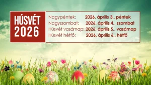 Húsvét 2026 - Mikor van húsvét 2026-ban?