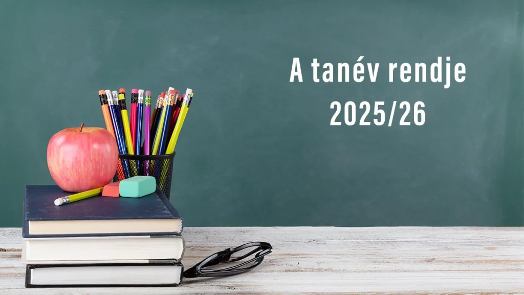 A tanév rendje 2025/26