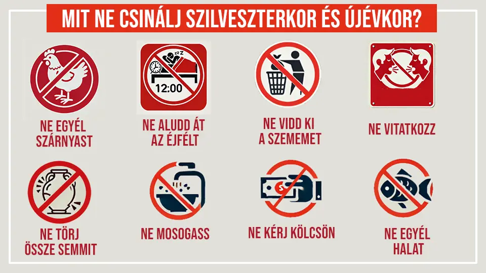 MIt ne csinálj szilveszterkor?