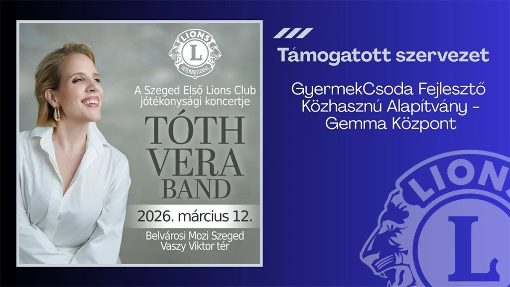 Tóth Vera Band Jótékonysági koncert