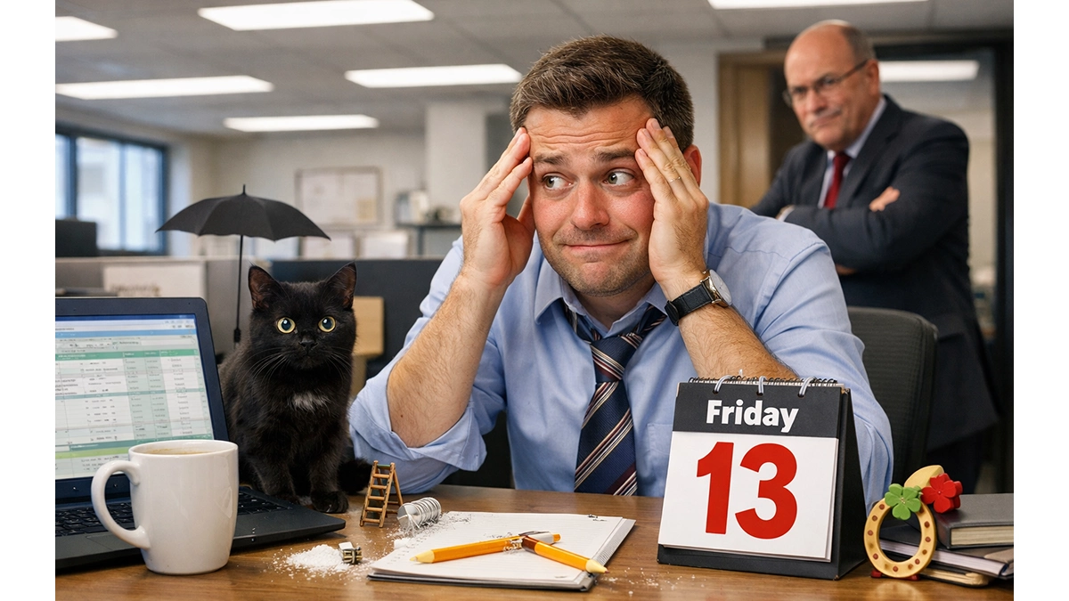 Péntek 13 az irodában