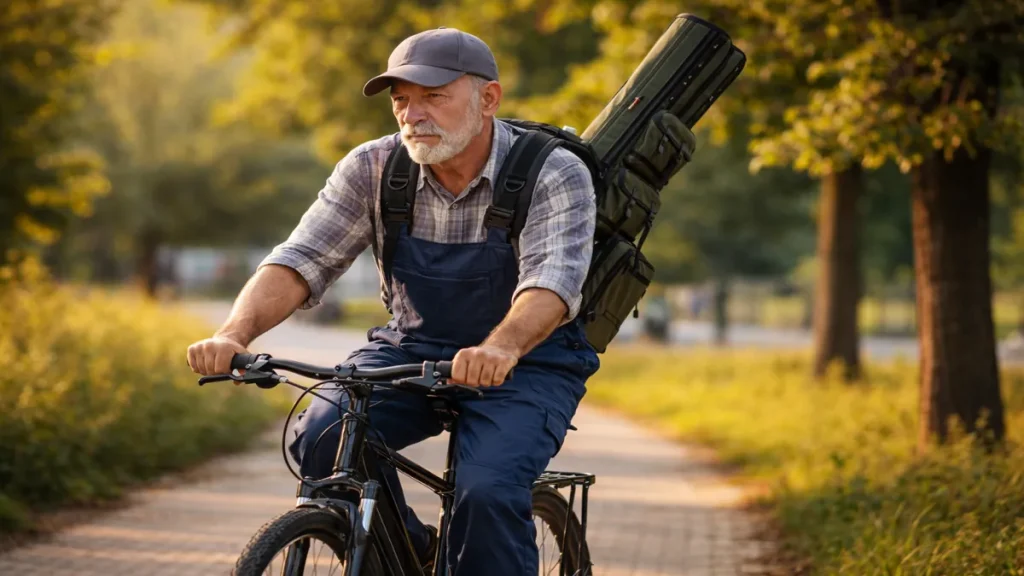 Biciklis Lajos reggele