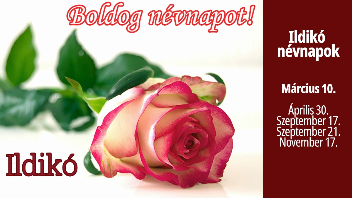 Ildikó névnap: Egy különleges név története a hun legendáktól a modern becézésig Ildikó névnap: Egy különleges név története a hun legendáktól a modern becézésig
