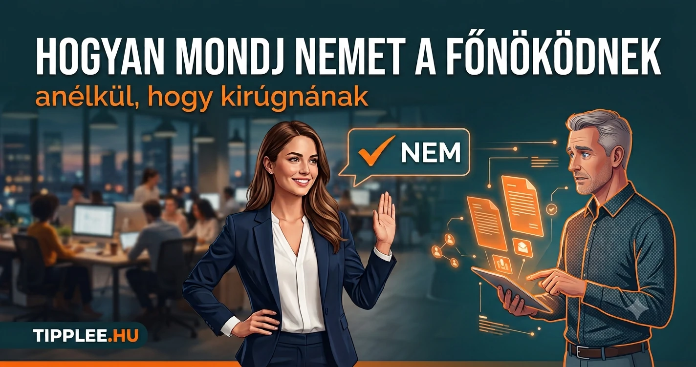 Hogyan mondj nemet a főnöködnek anélkül, hogy kirúgnának? – Útmutató az asszertív munkahelyi kommunikációhoz Hogyan mondj nemet a főnöködnek anélkül, hogy kirúgnának? – Útmutató az asszertív munkahelyi kommunikációhoz